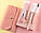 Набір пензлів для макіяжу Zoreya 4 шт. РожевийEStyle, фото 2