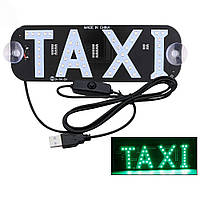 LED табло такси (taxi), работает от USB