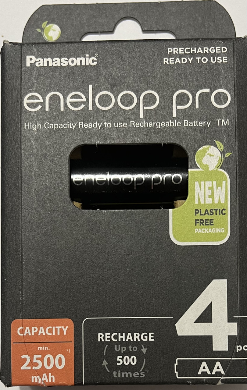 Акумулятор Panasonic Eneloop PRO 2500 mAh АА, ціна за 4 штуки