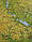 Фізична мапа України. 59х42см.  картон (українською мовою), фото 2