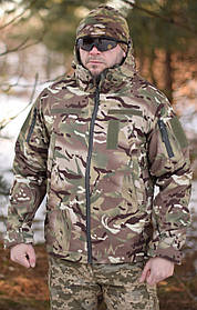 Чоловіча тактична вітрозахисна куртка Softshell софтшел мультикам ММ-14