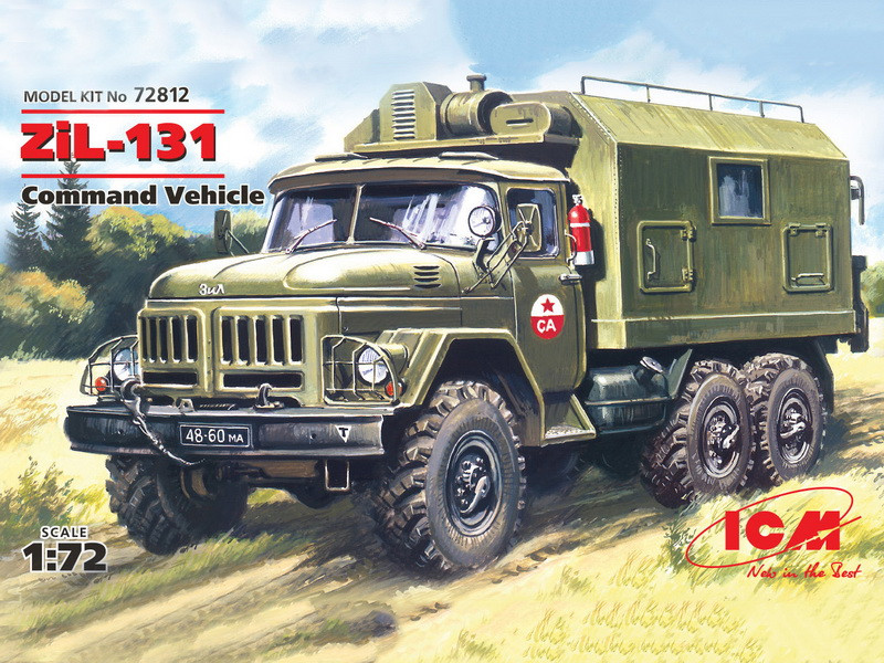 Пластикова модель 1/72 ICM 72812 Command Vehicle ZiL-131, фото 1