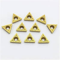 Токарные пластины 10 шт MITSUBISHI TCMT110204 US735, треугольные пластины 11x11x11 мм, Япония