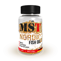 Омега 3 + вітамін E MST Nordic Fish Oil 90 капсул