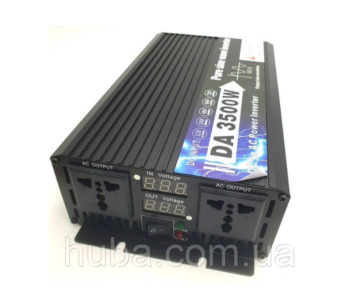 Перетворювач напруги з 12V на 220 V ЧИСНА СИНУСОІДА 3500W