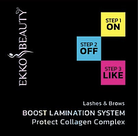 Система для ламінування брів та вій Boost Lamination System Ekko Beauty