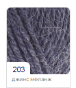 Нитки пряжа для в"язання ALPACA ROYAL NEW Альпака  Роял Нью Алізе № 203 - джинс меланж