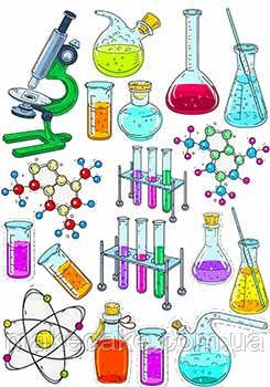 Вафельна картинка "Хімік" А4, 20х30 см