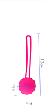 Силіконові вагінальні кулі Sakura Fini. Кулі Кегеля зі зміщеним центром. Тренажер для м'язів тазового дна., фото 2