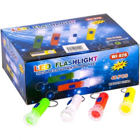 Ліхтарик LED WJ-828 3*AG3, 70*23*15мм MZOPT