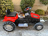 Дитячий акумуляторний трактор TM Pilsan червоний, фото 5