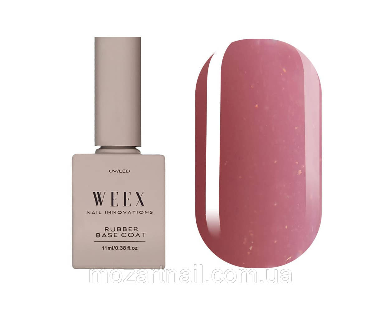 Камуфлююча база Weex Shimmer Base 23 (блідий світло-рожевий з шимером), 11ml