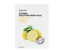 Набір для догляду за обличчям набір тканинних масок LEBELAGE AQUA NATURAL MASK 6+1, фото 5