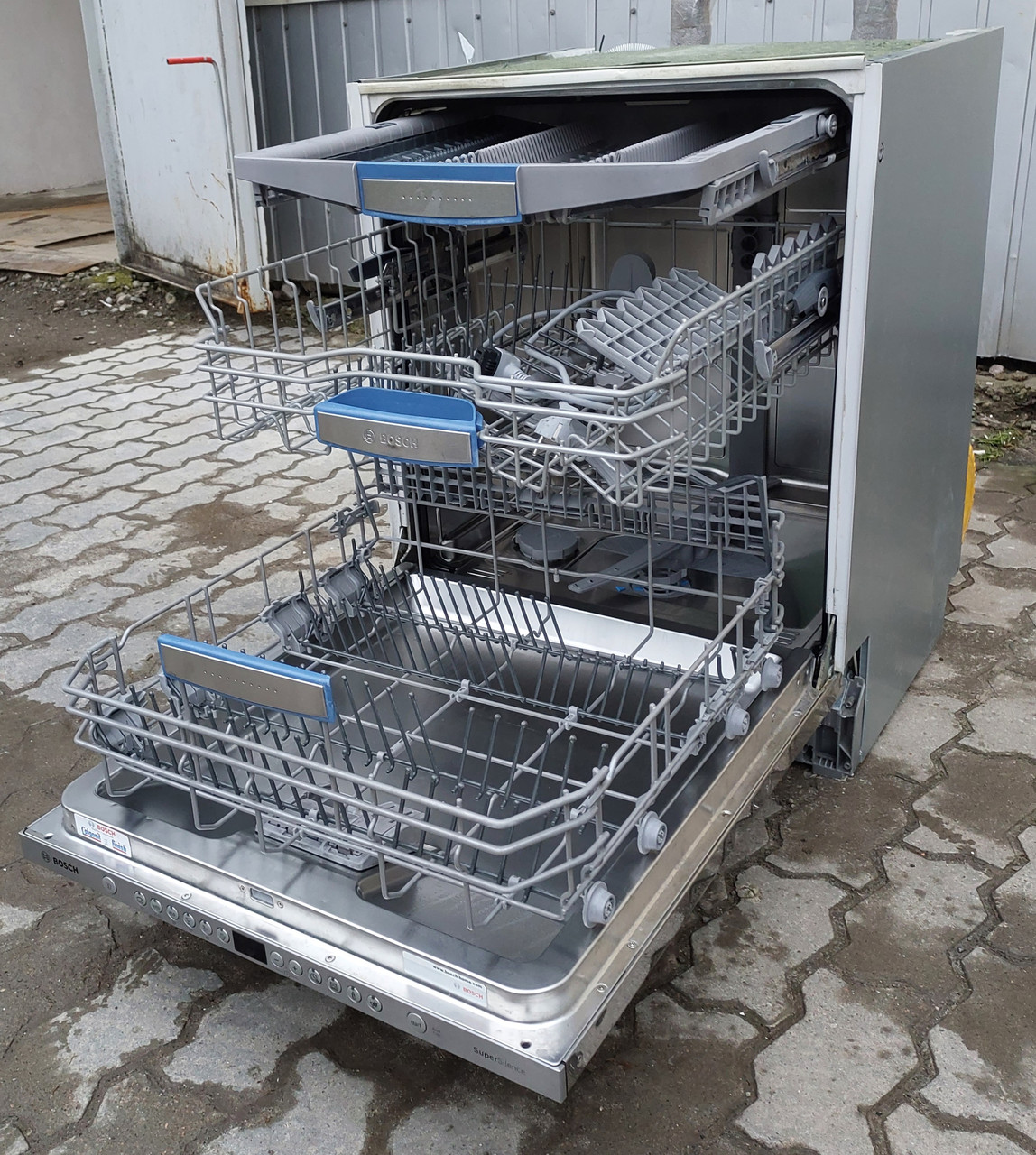 Вмонтована посудомийка 60см Bosch Super Silence SMU53M75EU Zeolite, фото 1