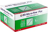 BD Micro-Fine Шприц 1мл U-40 інсуліновий 29G (0,33 x 12,7 мм) Микрофайн