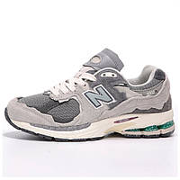 Мужские / женские кроссовки New Balance 2002R Protection Pack Rain Cloud Grey, серые нью беланс 2002, NB 2002R