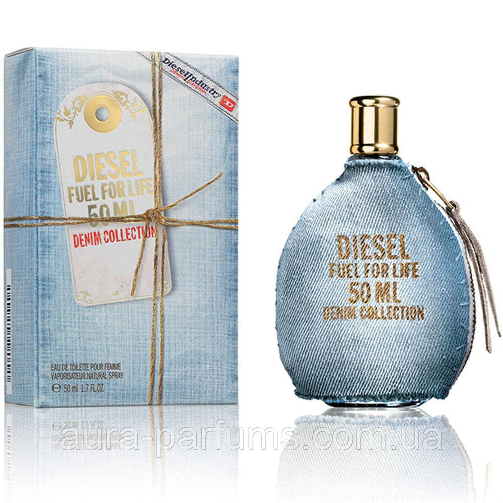 Жіночі парфуми Diesel Fuel For Life Denim Collection Pour Femme (Дизель Фул Фо Лайф Денім) Туалетна вода 75 ml/мл