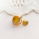 Мініатюра чайник 2.8 см Золото, фото 2