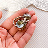 Мініатюра чайник 2.8 см Срібло, фото 3