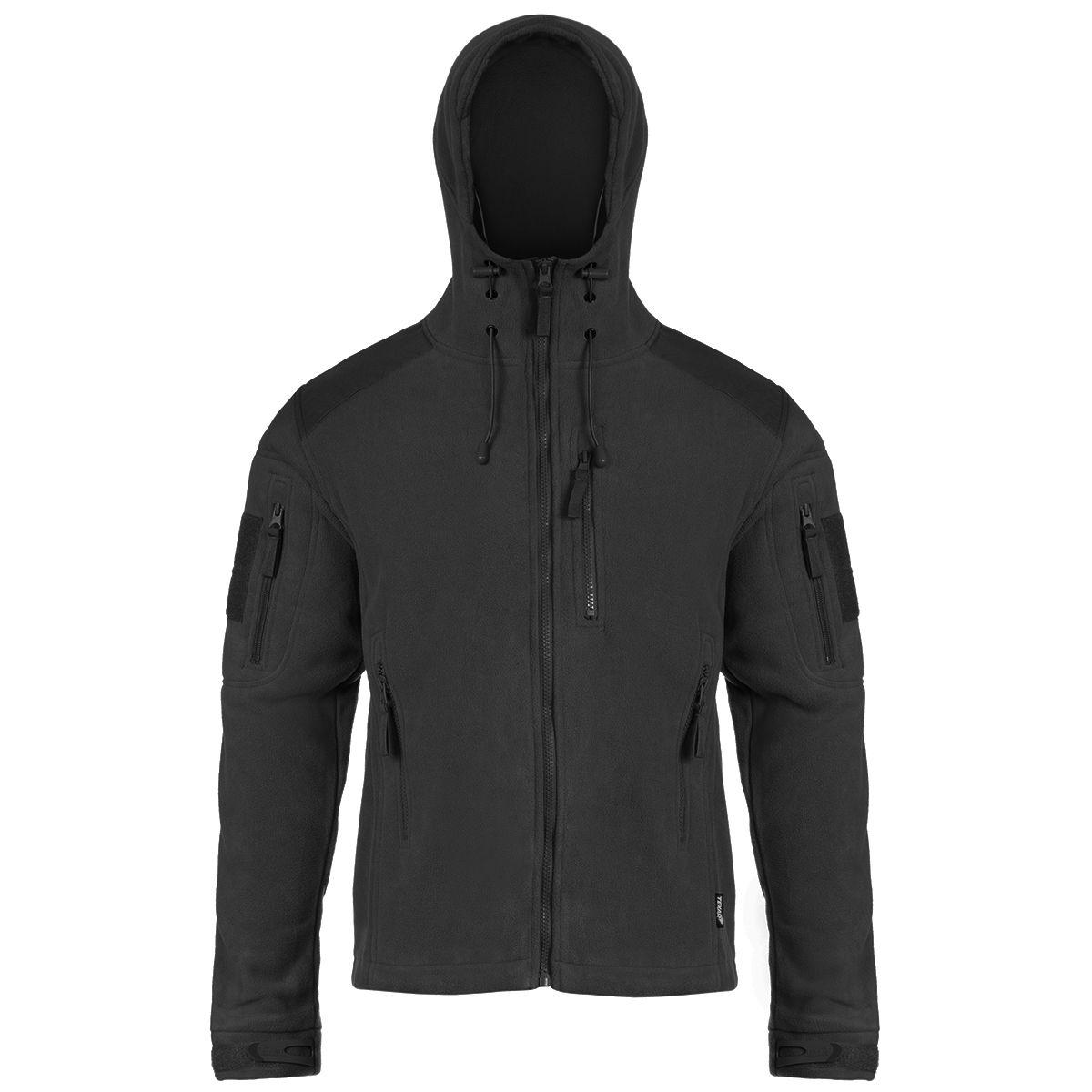 Флісова кофта з капюшоном TEXAR HUSKY Black (03-FLHU-CO-Black) РОЗМІР L