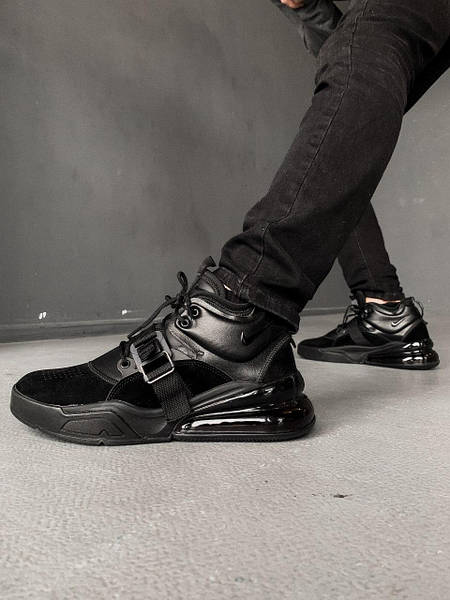 Nike air force 270 triple black hotsell