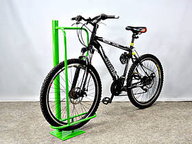 Велопарковка під один байк Р зелена Kompred OL641