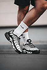 Чоловічі кросівки Nike Air Max Plus White Black 852630-100, фото 2