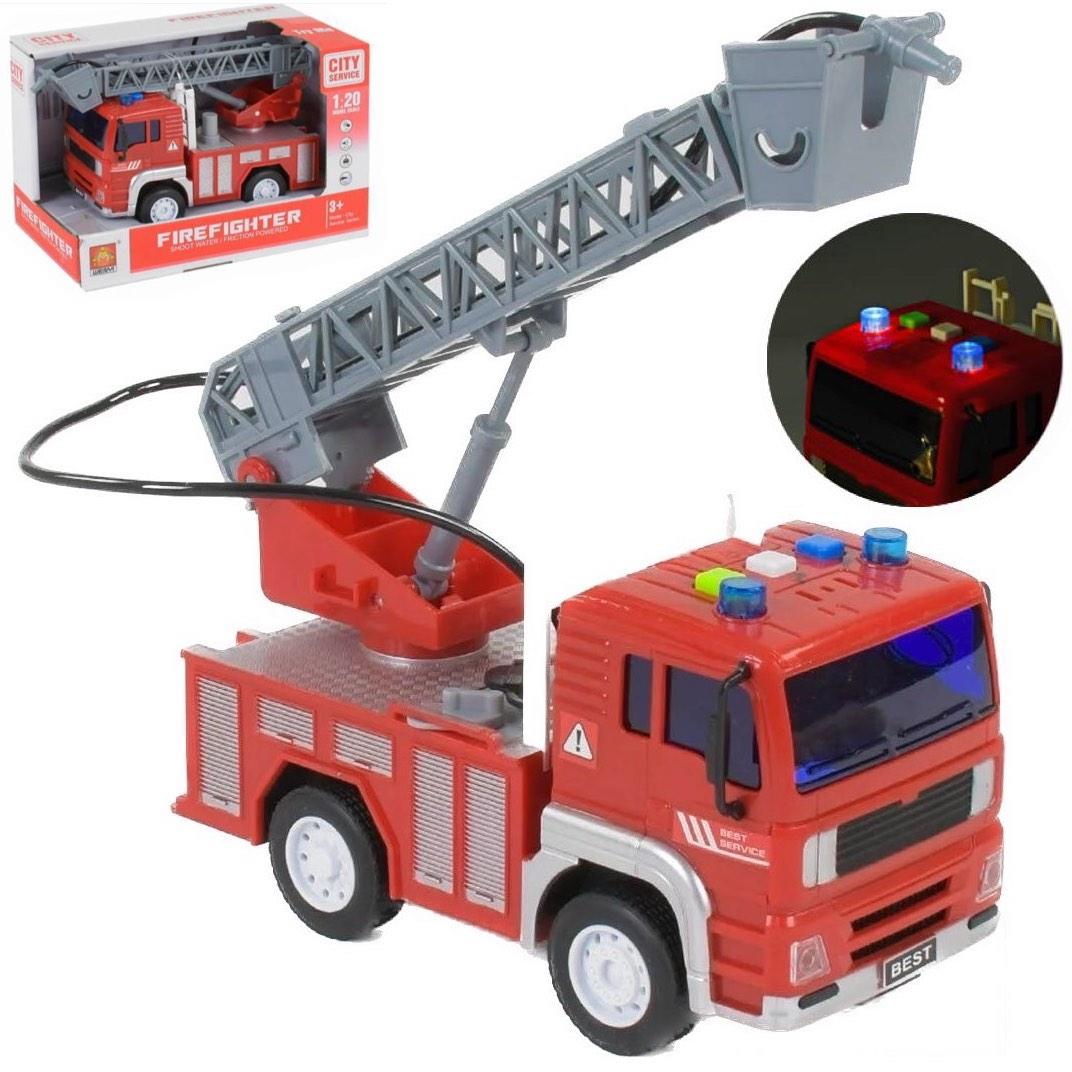 Пожежна машина з водяною помпою (бризкає водою) "Firefighter" арт. WY 552 B