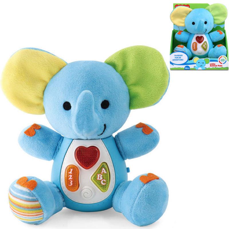 М'яка інтерактивна музична іграшка "Little Animal Pals" (Слон) арт. 1913-1, фото 1