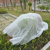 Агроволокно для клубники белое укрывной материал спанбонд от сорняков для огорода 23 г/м2 3.2х10 м