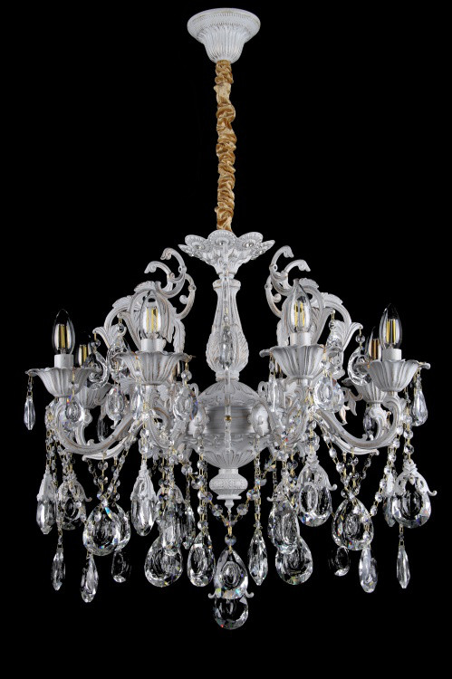 Класична люстра без плафонів L556/8 (WT+GD), фото 1