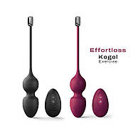 Вагінальні кульки Dorcel LOVE BALLS PLUM, вібрації і руху внутрішнього кульки, пульт ДУ, фото 3