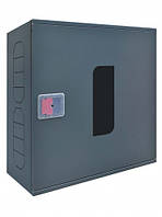 Шкаф пожарный LEVMETAL ШП-Н 60/60 (RAL 7016) (навесной, без задней стенки, антрацит, 600х600х230 мм)