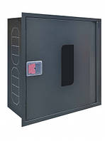 Шкаф пожарный LEVMETAL ШП-В 60/60 (RAL 7016) (встроенный, без задней стенки, антрацит, 600х600х230 мм)/30 шт