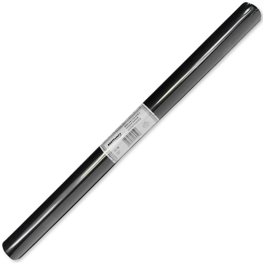 Папір тишью BestTotal чорний 50*70 см 30 аркушів, фото 1