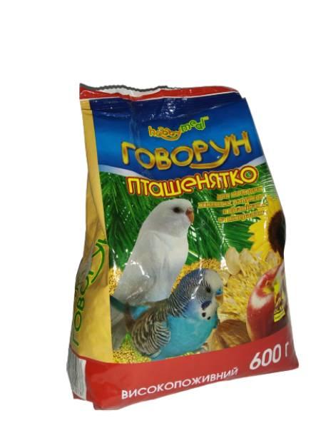 Корм для папуг Хоббі мил пакет Говорун Пташка 600 г, фото 1