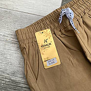 Джогери жіночі бавовна кольорові Kenalin, розмір XL-2XL, асорті, 503-14, фото 3