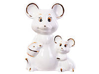 Статуэтка декоративная Lefard Мышка с мышонком 149-405 9.5 см