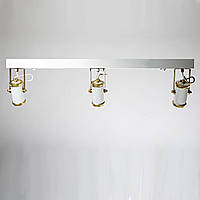 Люстра стельова 3Spots, PikArt арт. 3255 Золотий/білий