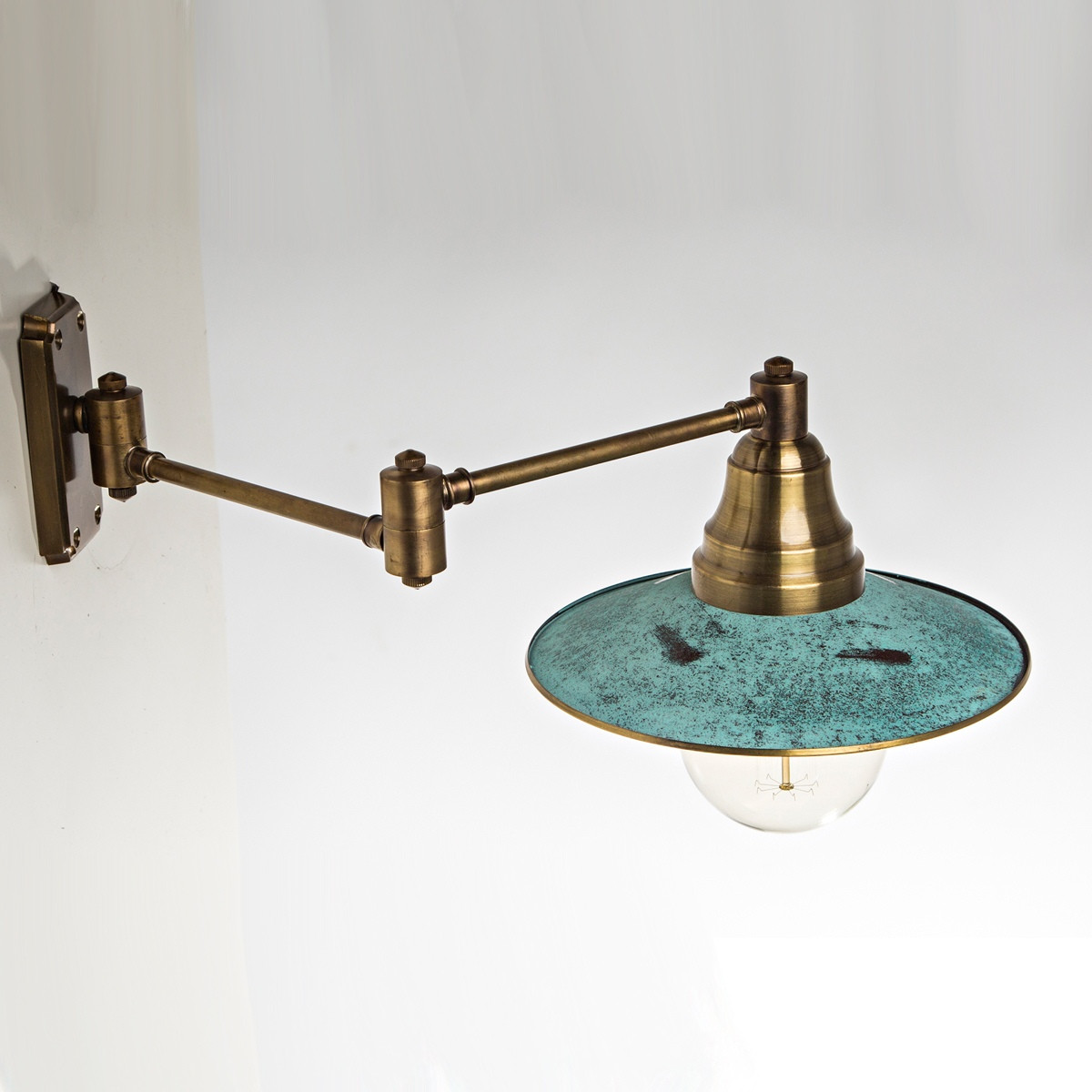 Настінне бра 2-ох поворотне, PikArt арт. 2091 Зелений, фото 1