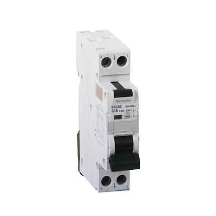 Дифавтомат ONESTO 1п+N, 32 А, 30 mA, тип AC/A, RCBO (KRC2), фото 1