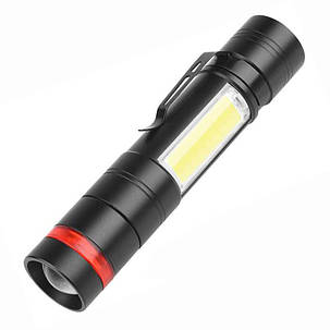 Ліхтар ручний Quantum QM-FL1033 Assistant-M 3W LED+COB з USB з функцією Power Bank, фото 3