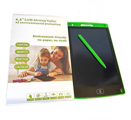 Планшет для малювання 8.5", Дитячий графічний LED планшет для творчості, фото 1