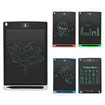 Планшет для малювання 8.5", Дитячий графічний LED планшет для творчості, фото 5