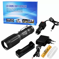 Ліхтарик Police BL-1861-T6, Світлодіодний ліхтарик на акумуляторі, Ручний ліхтарик у кейсі, фото 4