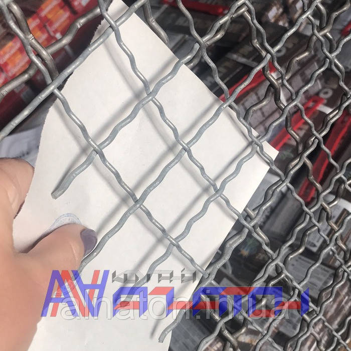 Сітка канільована 35х35 дріт 4,0мм для кліток та вольєрів, лист 1,5х2м без покриття