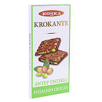 Плитка шоколада с фисташками "Koska" 70гр.