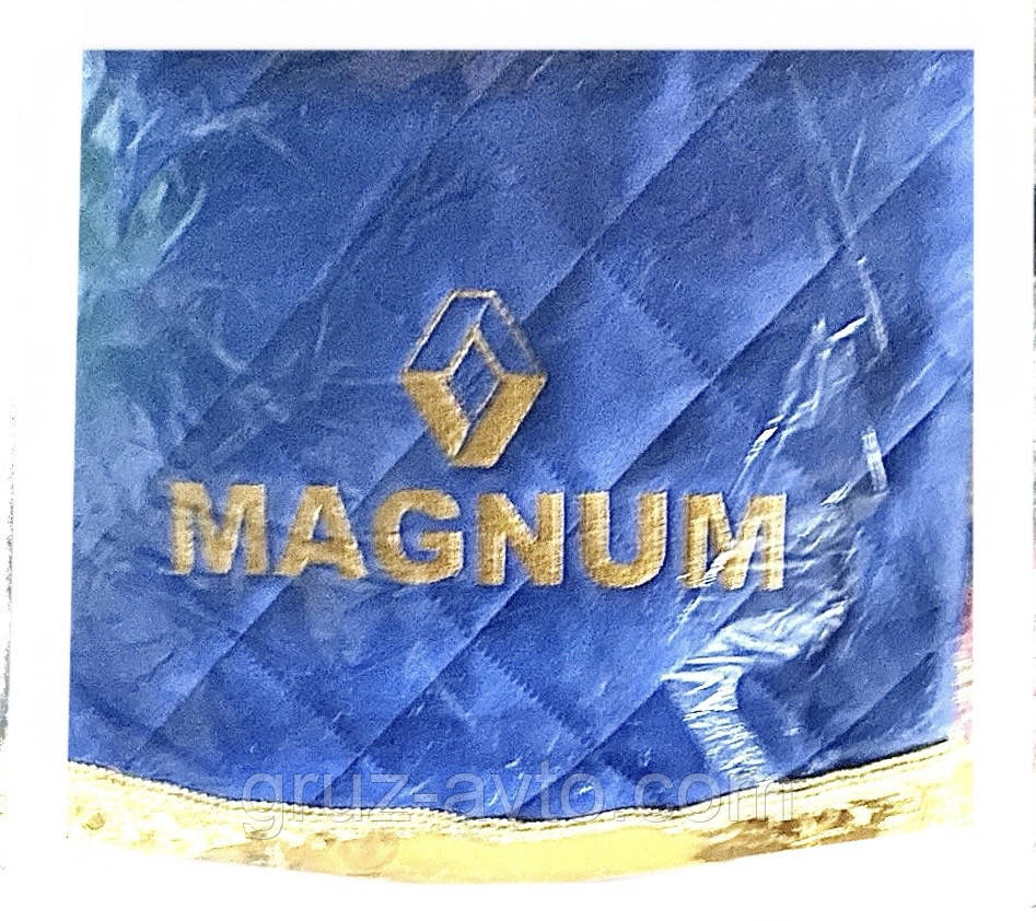 Штори в кабіну RENAULT magnum лобове скло-1 і бічні-2 колір бордовий