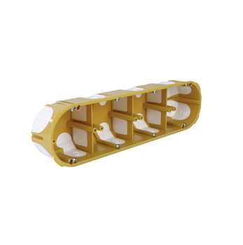 Коробка приладова 280*68*50мм ПВХ жовтий Копос KPL 64-50/4LD