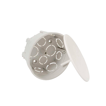 Коробка розподільча d103*50мм з кришкою ПВХ сірий Копос КО 97/5